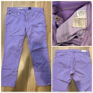 Adriano Goldschmied Crop Pant - Purple